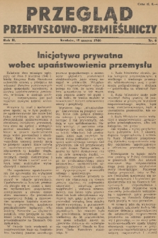 Przegląd Przemysłowo-Rzemieślniczy. R. 2, 1946, nr 6