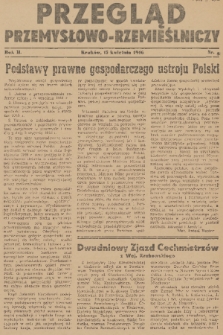 Przegląd Przemysłowo-Rzemieślniczy. R. 2, 1946, nr 8