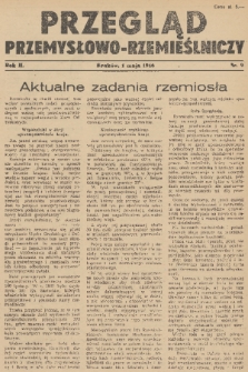 Przegląd Przemysłowo-Rzemieślniczy. R. 2, 1946, nr 9