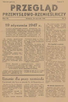 Przegląd Przemysłowo-Rzemieślniczy. R. 3, 1947, nr 2