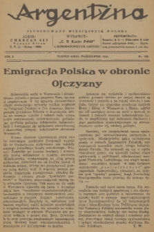 Argentina : ilustrowany miesięcznik polski. R.10, 1944, Nr 108