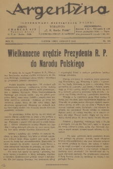 Argentina : ilustrowany miesięcznik polski. R.11, 1945, Nr 114