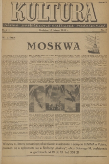 Kultura : pismo poświęcone kulturze radzieckiej. R. 2, 1946, nr 3