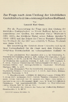 Zeitschrift für Osteuropäische Geschichte. Bd. 3, 1912/1913, Heft 3