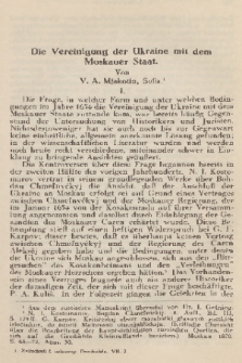 Zeitschrift für Osteuropäische Geschichte. Bd. 7 (Neue Folge, Band 3), 1932/1933, Heft 3