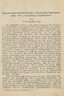 Zeitschrift für Osteuropäische Geschichte. Bd. 9 (Neue Folge, Band 5), 1934/1935, Heft 3