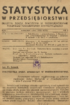 Statystyka w Przedsiębiorstwie : biuletyn Sekcji Statystyki w Przedsiębiorstwie Polskiego Towarzystwa Statystycznego. R. 1, 1938, nr 2