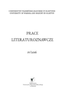 Prace Literaturoznawcze. 4, 2016