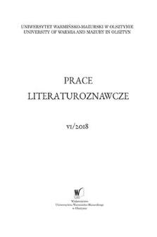 Prace Literaturoznawcze. 6, 2018