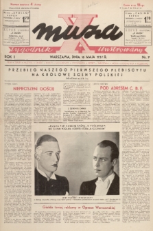 X Muza : tygodnik ilustrowany : film, teatr, muzyka, taniec, radio, malarstwo, fotografia, sport, turystyka, moda, kosmetyka, rozrywki. R. 1, 1937, nr 9