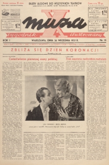 X Muza : tygodnik ilustrowany. R. 1, 1937, nr 18