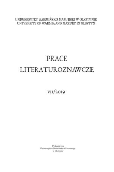 Prace Literaturoznawcze. 7, 2019