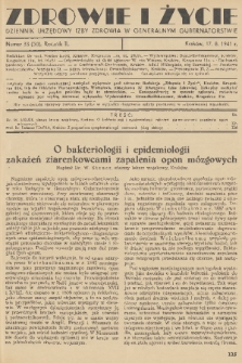Zdrowie i Życie : dziennik urzędowy Izby Zdrowia w Generalnym Gubernatorstwie. R. 2, 1941, nr 33
