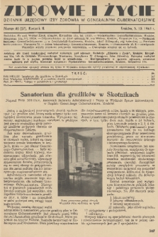 Zdrowie i Życie : dziennik urzędowy Izby Zdrowia w Generalnym Gubernatorstwie. R. 2, 1941, nr 40