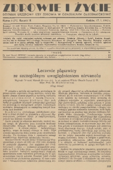 Zdrowie i Życie : dziennik urzędowy Izby Zdrowia w Generalnym Gubernatorstwie. R. 3, 1942, nr 3