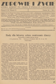 Zdrowie i Życie : dziennik urzędowy Izby Zdrowia w Generalnym Gubernatorstwie. R. 4, 1943, nr 4