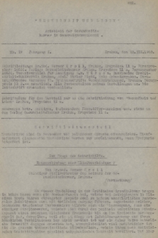 Gesundheit und Leben : Amtsblatt der Gesundsheitskammer im Generalgouvernement. Jg. 1, 1940, nr 17