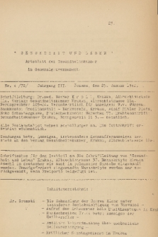 Gesundheit und Leben : Amtsblatt der Gesundsheitskammer im Generalgouvernement. Jg. 2, 1942, nr 4