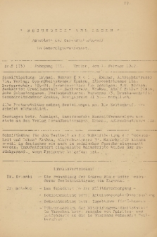 Gesundheit und Leben : Amtsblatt der Gesundsheitskammer im Generalgouvernement. Jg. 2, 1942, nr 5