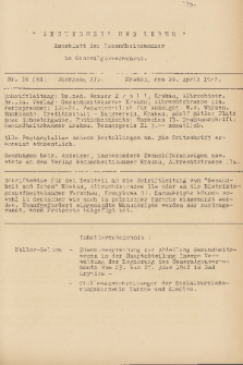 Gesundheit und Leben : Amtsblatt der Gesundsheitskammer im Generalgouvernement. Jg. 2, 1942, nr 16