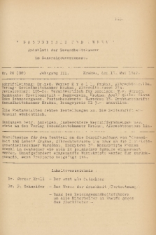 Gesundheit und Leben : Amtsblatt der Gesundsheitskammer im Generalgouvernement. Jg. 2, 1942, nr 20