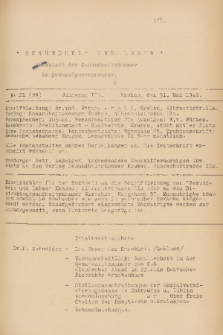 Gesundheit und Leben : Amtsblatt der Gesundsheitskammer im Generalgouvernement. Jg. 2, 1942, nr 21