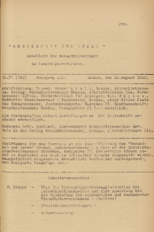 Gesundheit und Leben : Amtsblatt der Gesundsheitskammer im Generalgouvernement. Jg. 2, 1942, nr 32