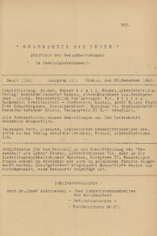 Gesundheit und Leben : Amtsblatt der Gesundsheitskammer im Generalgouvernement. Jg. 2, 1942, nr 46