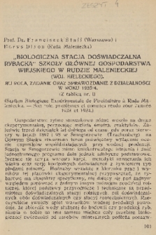 Archiwum Rybactwa Polskiego. T. 1, 1925, [z.] 4