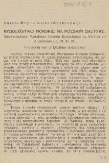 Archiwum Rybactwa Polskiego. T. 1, 1925, [z.] 6/7