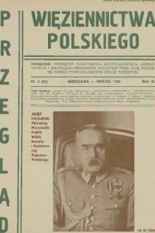 Przegląd Więziennictwa Polskiego : miesięcznik poświęcony zagadnieniom kryminologicznym, penitencjarnym i kulturalno-oświatowym : wydawany przez Kasę Wzajemnej Pomocy Funkcjonariuszów Straży Więziennej. R. 3, 1935, nr 3