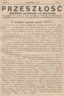 Przeszłość : czasopismo historyczne dla wszystkich. R. 1, 1929, nr 6