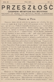 Przeszłość : czasopismo historyczne dla wszystkich. R. 3, 1931, nr 5