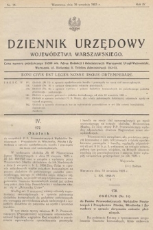 Dziennik Urzędowy Województwa Warszawskiego. 1923, nr 16