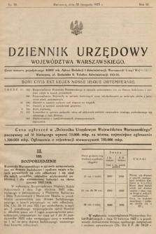 Dziennik Urzędowy Województwa Warszawskiego. 1923, nr 18