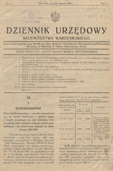 Dziennik Urzędowy Województwa Warszawskiego. 1924, nr 1