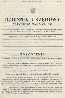 Dziennik Urzędowy Województwa Warszawskiego. 1925, nr 9