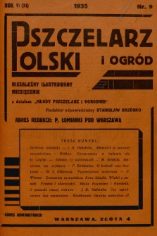Pszczelarz Polski i Ogród : niezależny ilustrowany miesięcznik z działem „Młody Pszczelarz i Ogrodnik”. 1935, nr 9