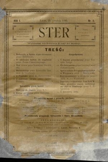 Ster : dwutygodnik. 1895, nr 2