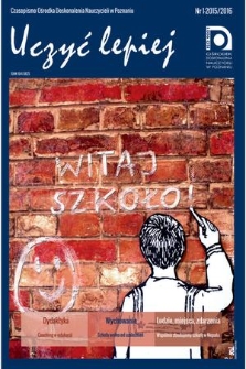 Uczyć Lepiej : czasopismo Ośrodka Doskonalenia Nauczycieli w Poznaniu. 2015/2016, 1