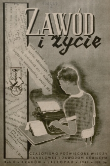 Zawód i Życie : czasopismo poświęcone wiedzy handlowej i zawodom kobiecym. R.2, 1941, nr 3a