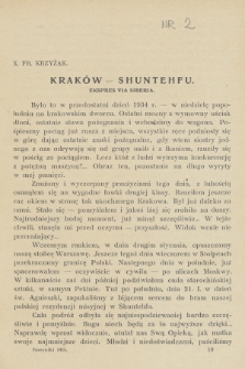 Roczniki Obydwóch Zgromadzeń św. Wincentego a Paulo. R. 38, 1935, nr 2