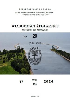 Wiadomości Żeglarskie = Notices to Mariners. 2024, nr 20