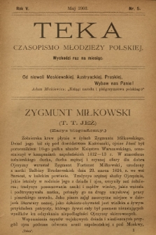 Teka : czasopismo młodzieży polskiej, R.5, 1903, Nr 5