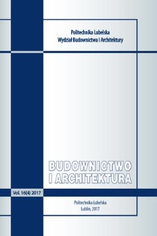 Budownictwo i Architektura. Vol. 16 (2017), 4