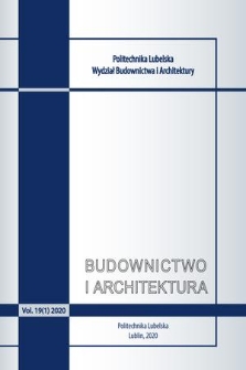 Budownictwo i Architektura. Vol. 18 (2019), 1