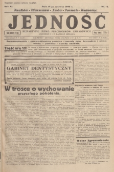 Jedność : bezpartyjne pismo pracowników umysłowych. R.11, 1935, Nr 12