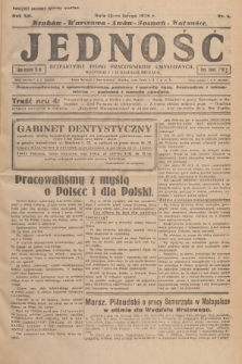 Jedność : bezpartyjne pismo pracowników umysłowych. R.12, 1936, Nr 4