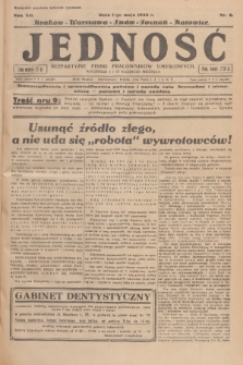 Jedność : bezpartyjne pismo pracowników umysłowych. R.12, 1936, Nr 9