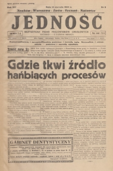 Jedność : bezpartyjne pismo pracowników umysłowych. R.14, 1938, Nr 2